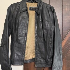 Nicole Miller Black Leather Jacket